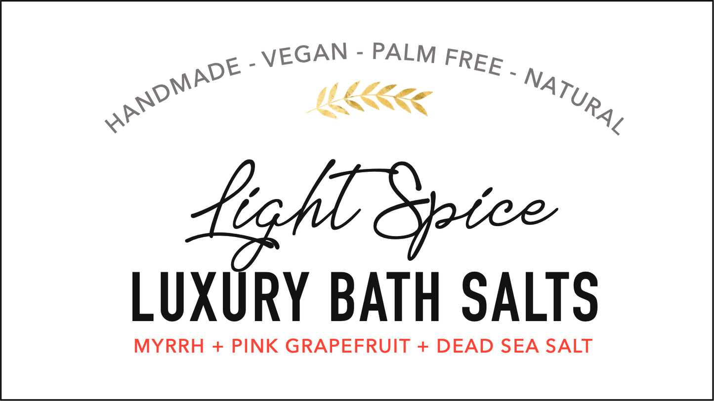 Light Spice Luxury Bath Salts