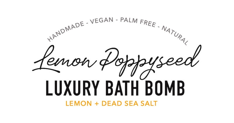 Lemon & Poppy Seed Bath Bomb