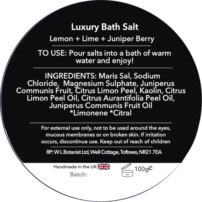 G&T Luxury Bath Salts
