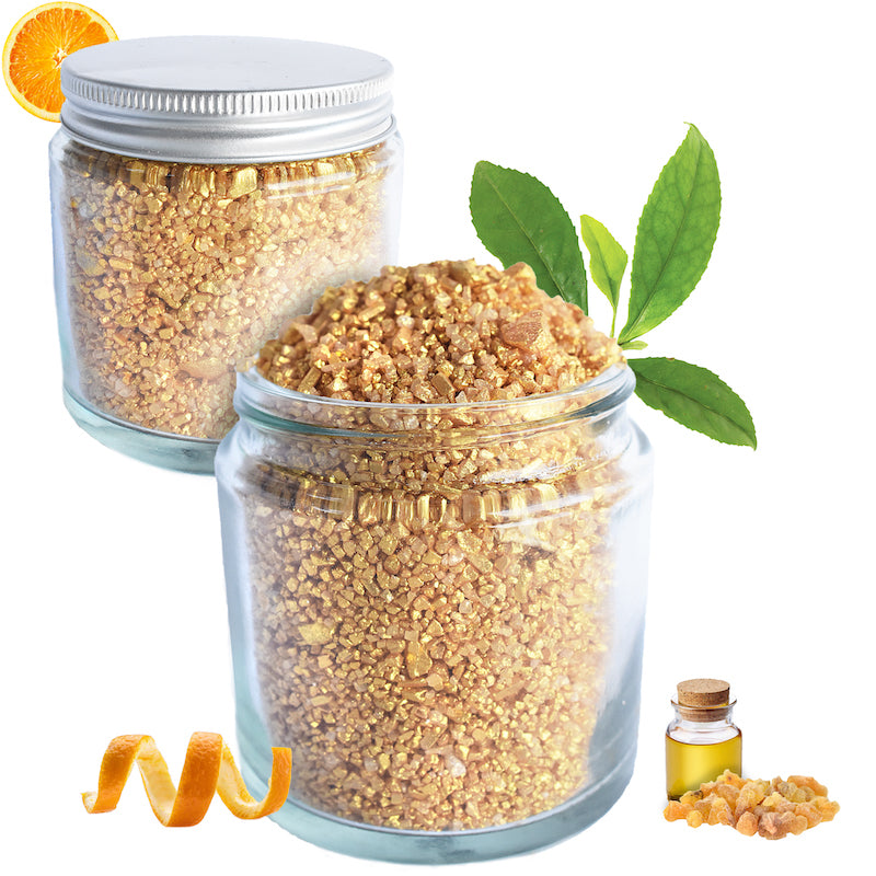 Gold and Frankincense Luxury Bath Salts