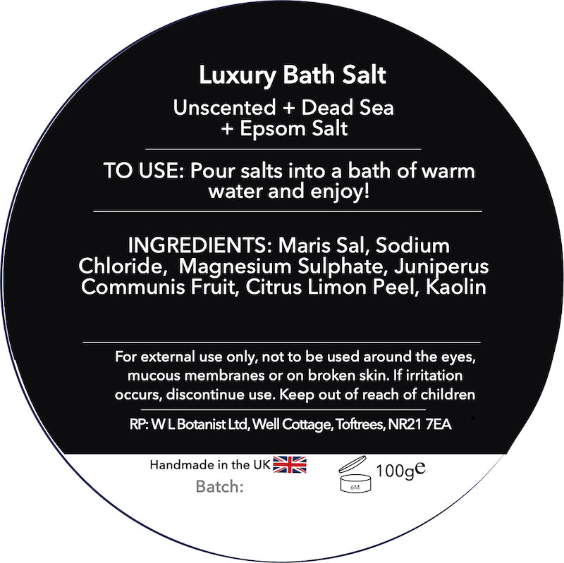Pure and Simple Luxury Bath Salts