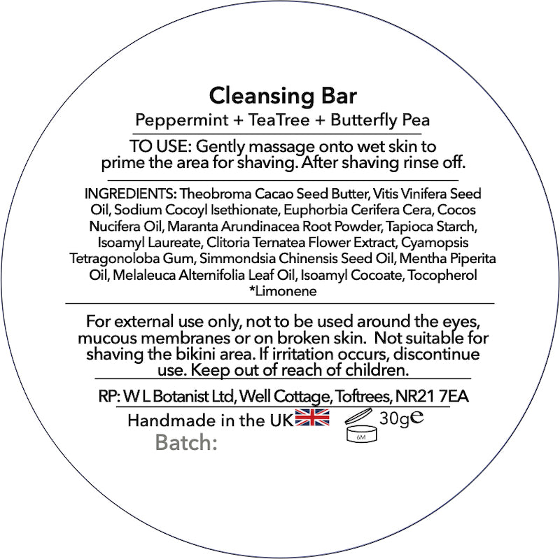 Butterfly Pea Shave & Cleanse Bar