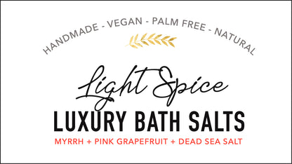 Light Spice Luxury Bath Salts