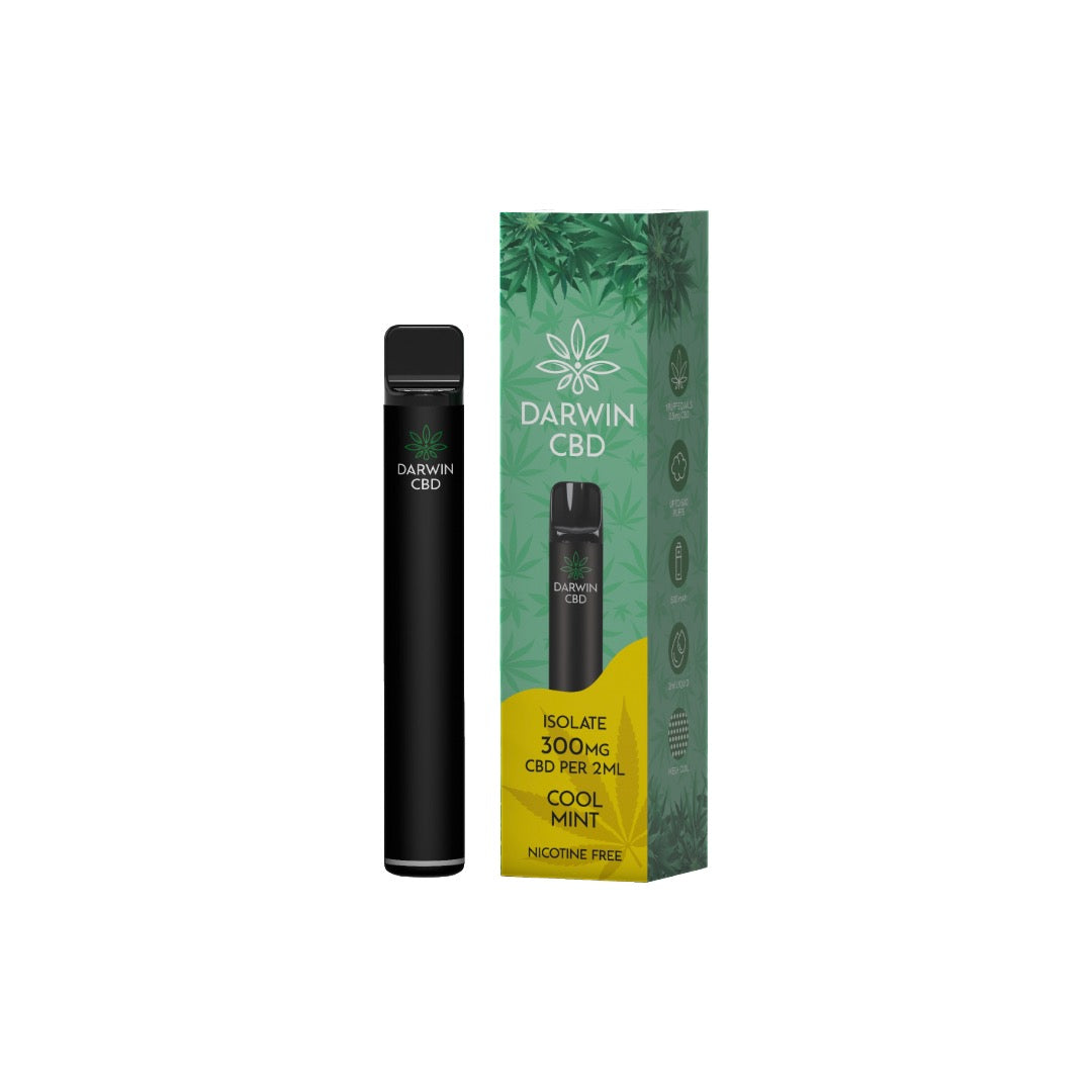 300mg Darwin CBD Prefilled Pod Vape Kit 600 Puffs
