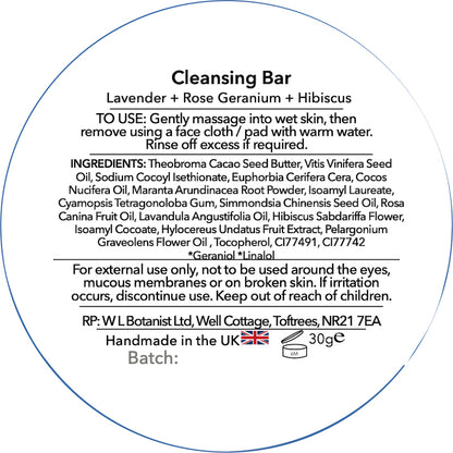 Rosehip & Hibiscus Nighttime Cleansing Bar
