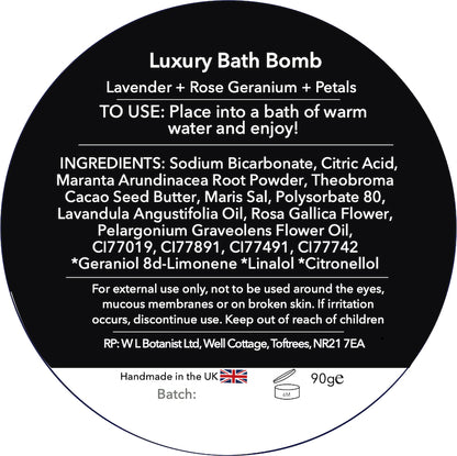 Luxury Rose Bath Bomb