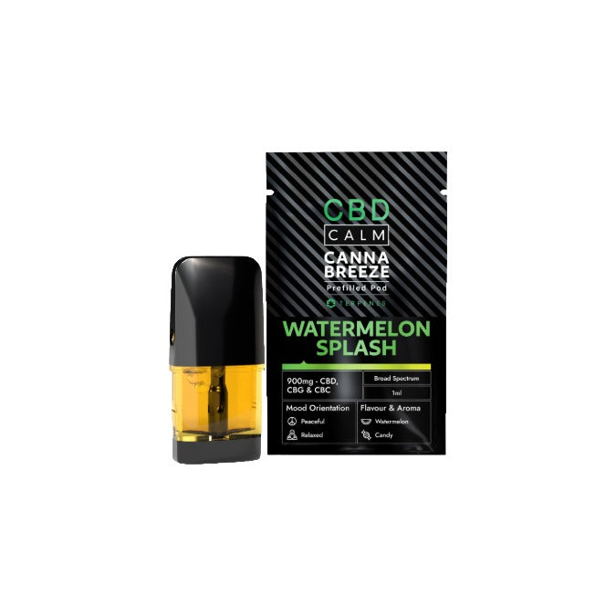900mg CBD Calm Cannabreeze Prefilled Pod