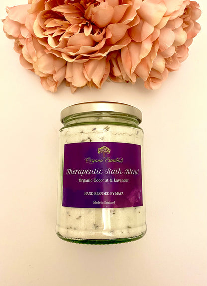Luxury Bath Blend with Organic Coconut & Lavender Essential Oils-0